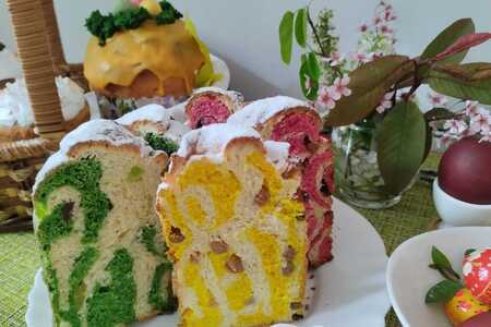 Цветной ванильный краффин Цветной ванильный краффин