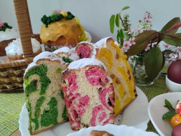 Цветной ванильный краффин Цветной ванильный краффин