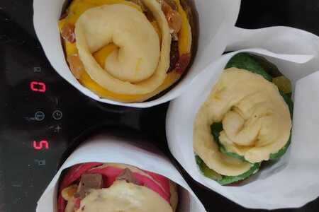 Цветной ванильный краффин Цветной ванильный краффин