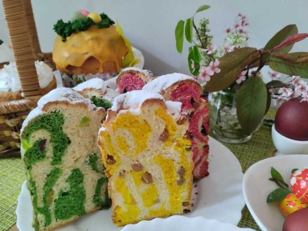 Цветной ванильный краффин Цветной ванильный краффин