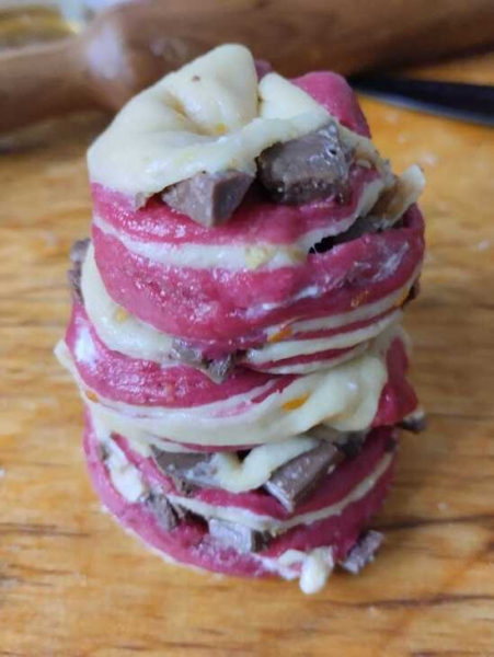 Цветной ванильный краффин Цветной ванильный краффин