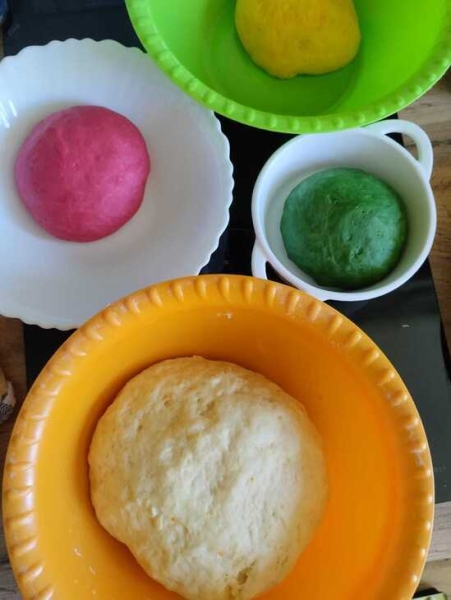 Цветной ванильный краффин Цветной ванильный краффин