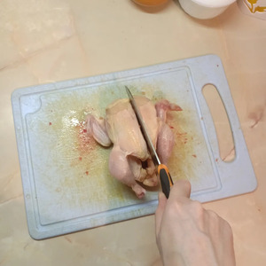 Цыплята-корнишоны, запеченные в духовке