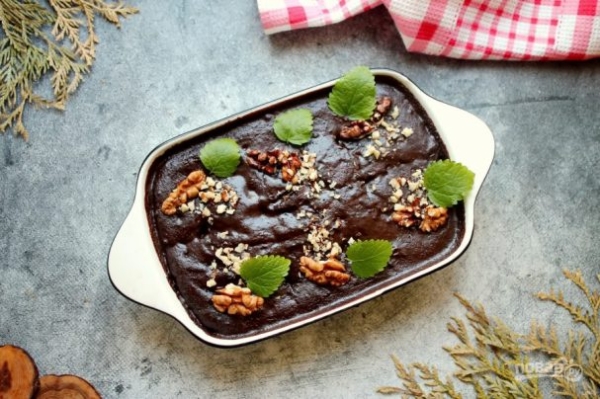 Турецкий шоколадный мокрый кекс Турецкий шоколадный мокрый кекс