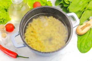 Паста с сосисками Паста с сосисками