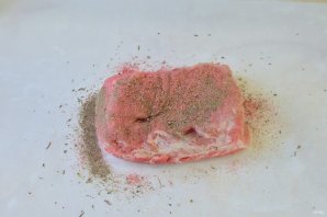 Свинина с яблоками в духовке Свинина с яблоками в духовке