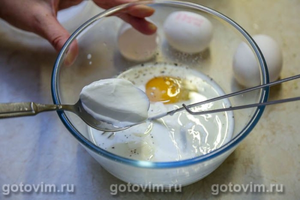 Киш с лисичками и сыром с голубой плесенью Киш с лисичками и сыром с голубой плесенью