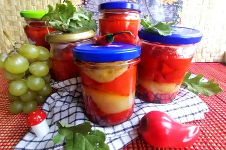 Перцы жареные на зиму Перцы жареные на зиму