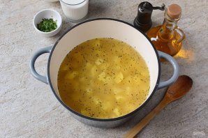 Суп с сыром Чеддер