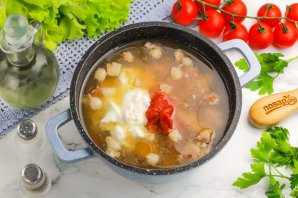 Гуляш из свинины как в советской столовой Гуляш из свинины как в советской столовой