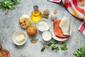 Финский суп из лосося со сливками