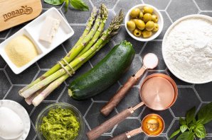 Зеленая пицца