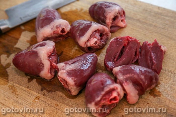 Бигус из квашеной капусты с сердечками индейки