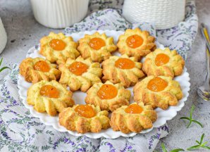 Песочное печенье с повидлом