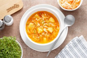 Щи из квашеной и свежей капусты Щи из квашеной и свежей капусты