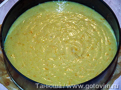 Постный апельсиновый бисквит