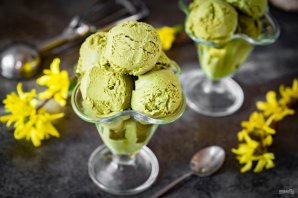 Зеленое мороженое Зеленое мороженое