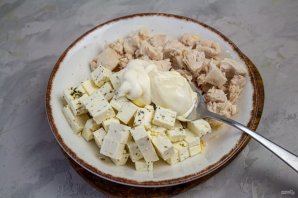 Салат "Снежная горка" Салат "Снежная горка"