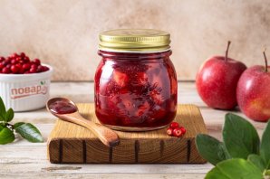Варенье из брусники с яблоками Варенье из брусники с яблоками
