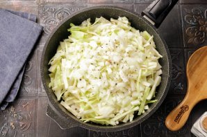 Быстрый капустный пирог