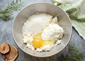 Творожная запеканка с мукой в духовке Творожная запеканка с мукой в духовке