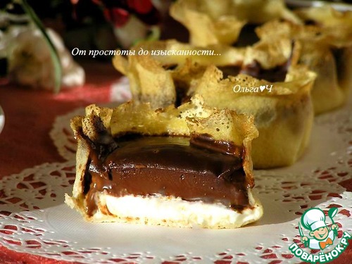 Десерт в блинчике "Имбирь и шоколад" Десерт в блинчике "Имбирь и шоколад"