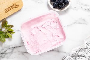 Ежевичное мороженое Ежевичное мороженое