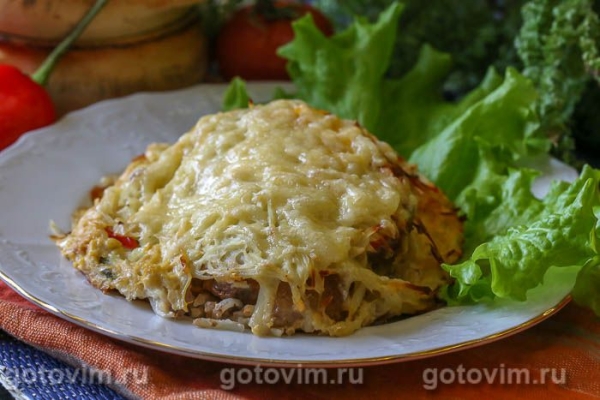 Свинина «Медвежья лапа» с начинкой из сладкого перца с чили и моцареллой Свинина «Медвежья лапа» с начинкой из сладкого перца с чили и моцареллой