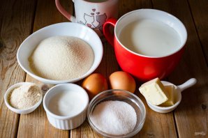 Манный пудинг как в детском саду Манный пудинг как в детском саду