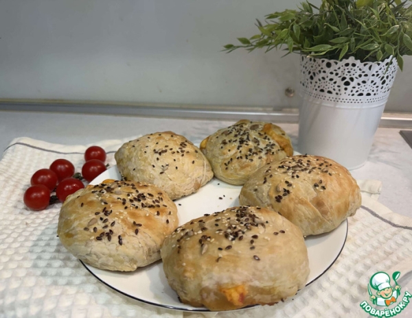 Закрытый бургер в лепешке роти Закрытый бургер в лепешке роти