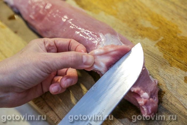 Свиная вырезка с чили, запеченная в фольге ( в духовке) Свиная вырезка с чили, запеченная в фольге ( в духовке)