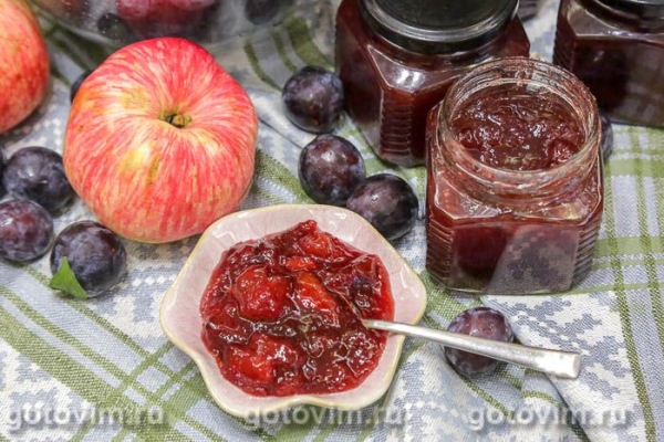 Варенье из сливы с яблоками Варенье из сливы с яблоками