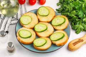 Брускетты в аэрогриле