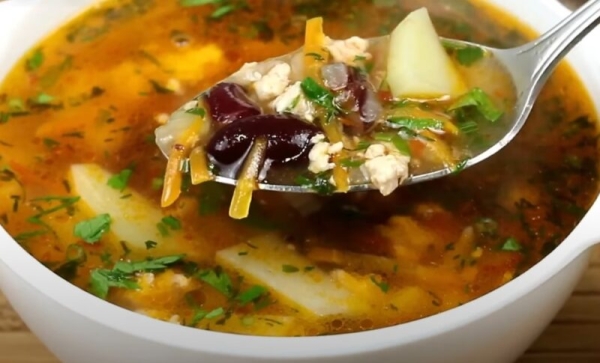 Вкусный и сытный cуп «Болоньезе». Попробуйте приготовить, вам точно понравится