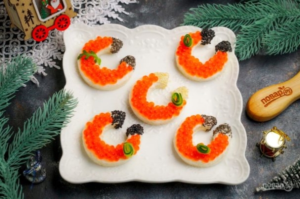 Канапе "Подковки" Канапе "Подковки"