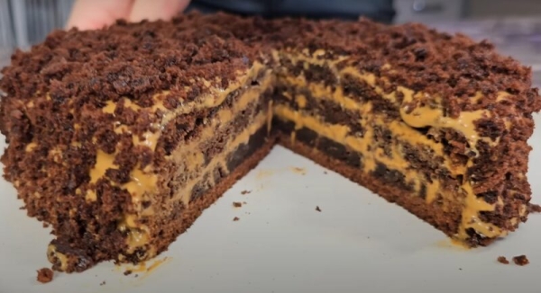 Без миксера и весов. Бюджетный торт «3 стакана». Шикарный торт, который тает во рту Без миксера и весов. Бюджетный торт «3 стакана». Шикарный торт, который тает во рту