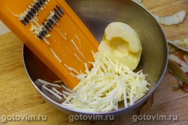 Ленивые пирожки с тертыми яблоками Ленивые пирожки с тертыми яблоками