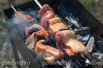 Ребрышки на мангале