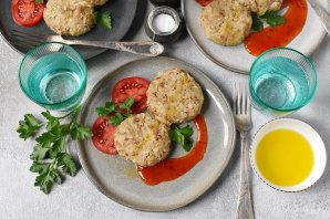 Постные котлеты на пару