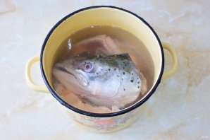 Суп из головы семги Суп из головы семги