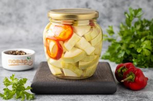 Кабачки с острым перцем на зиму Кабачки с острым перцем на зиму