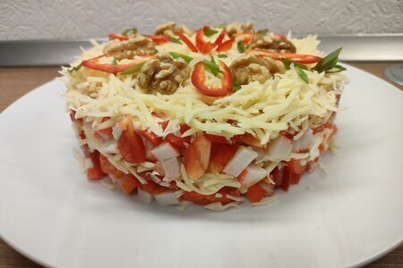 Салат-торт красное море Салат-торт красное море