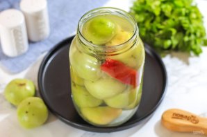 Малосольные зеленые помидоры Малосольные зеленые помидоры