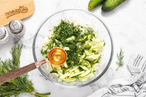 Салат из капусты с укропом Салат из капусты с укропом