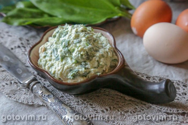 Яичный паштет с черемшой Яичный паштет с черемшой