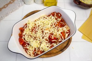 Лазанья с помидорами и сыром Лазанья с помидорами и сыром