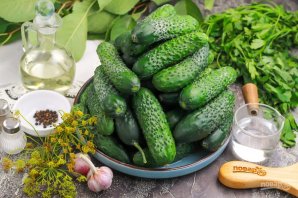 Огурцы консервированные хрустящие