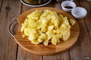 Рассольник с курицей Рассольник с курицей