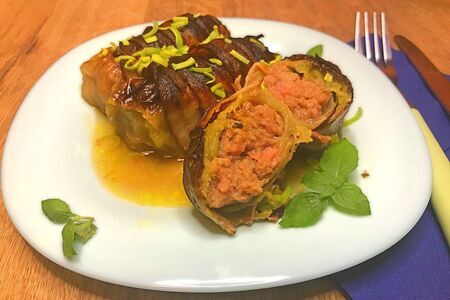 Голубцы в беконе Голубцы в беконе