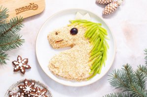 Фруктовый салат на Новый год Лошади Фруктовый салат на Новый год Лошади